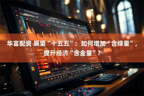 华富配资 展望“十五五”：如何增加“含绿量”，提升经济“含金量”？