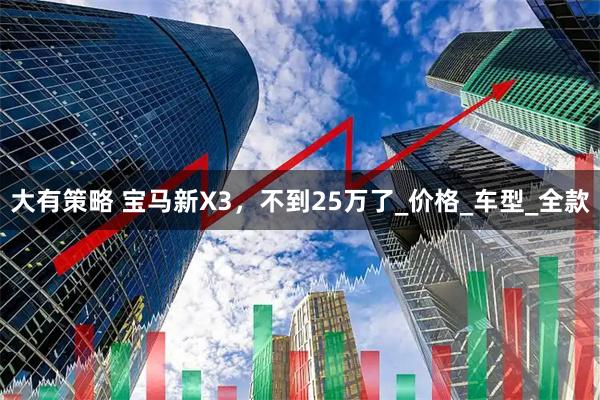 大有策略 宝马新X3，不到25万了_价格_车型_全款