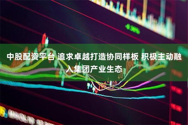 中股配资平台 追求卓越打造协同样板 积极主动融入集团产业生态