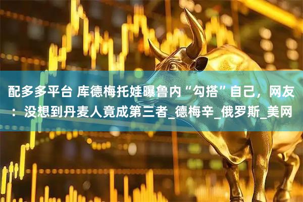配多多平台 库德梅托娃曝鲁内“勾搭”自己，网友：没想到丹麦人竟成第三者_德梅辛_俄罗斯_美网